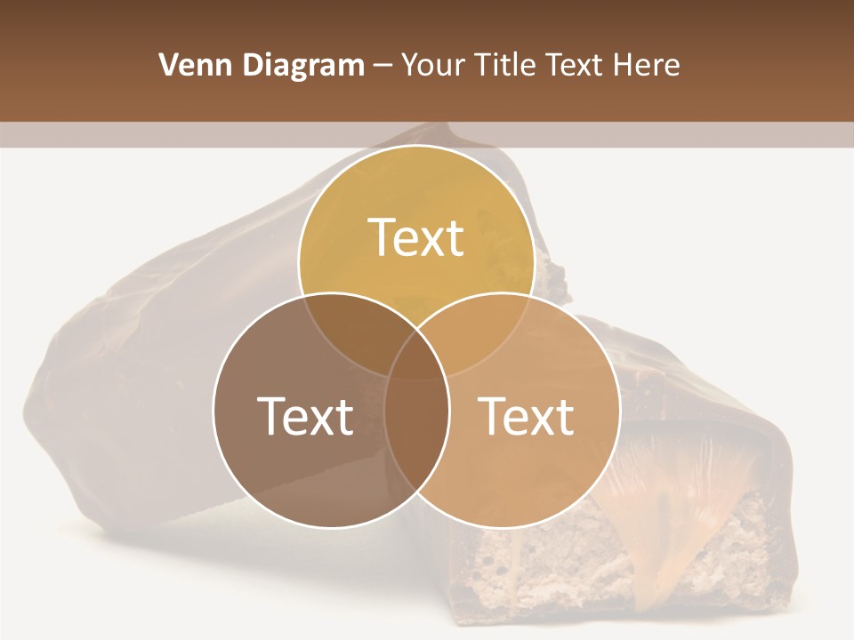 Caramel Treat Sliced PowerPoint Template