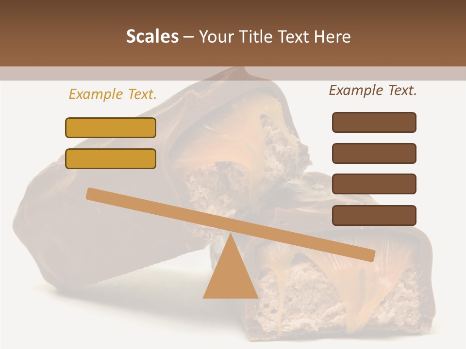 Caramel Treat Sliced PowerPoint Template