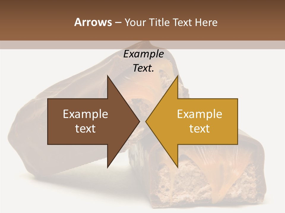 Caramel Treat Sliced PowerPoint Template