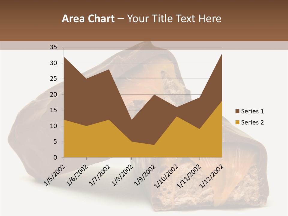 Caramel Treat Sliced PowerPoint Template
