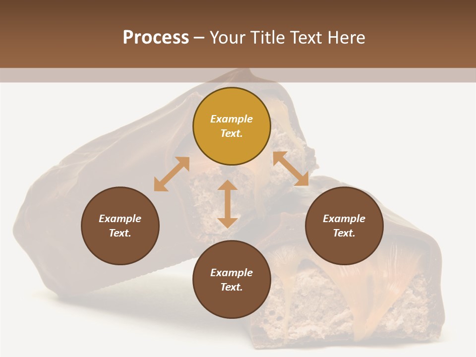 Caramel Treat Sliced PowerPoint Template