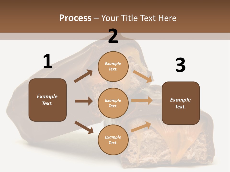 Caramel Treat Sliced PowerPoint Template
