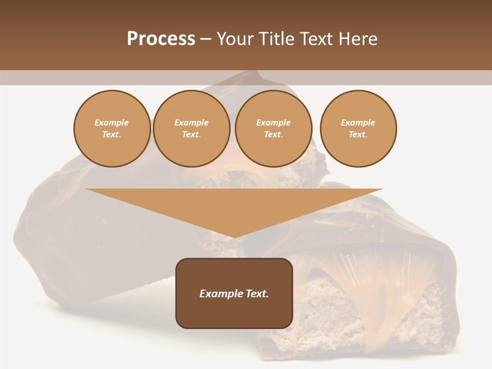 Caramel Treat Sliced PowerPoint Template