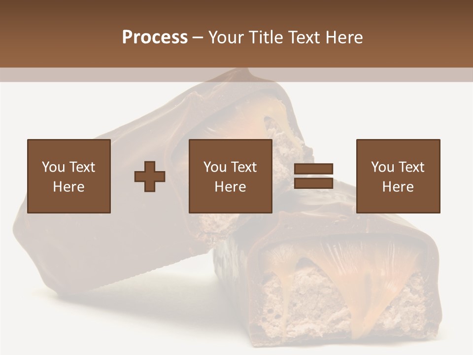 Caramel Treat Sliced PowerPoint Template