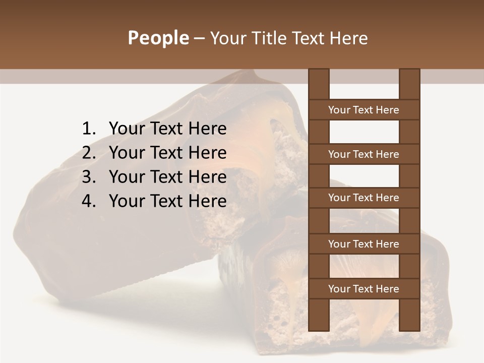 Caramel Treat Sliced PowerPoint Template