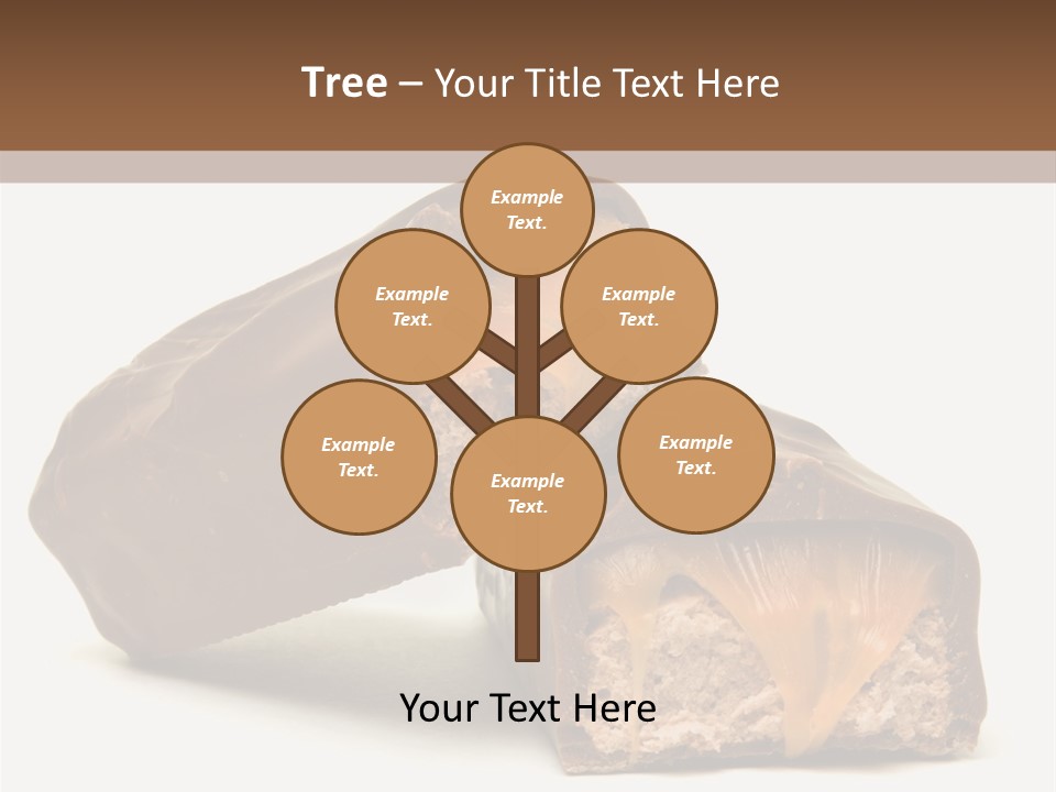 Caramel Treat Sliced PowerPoint Template