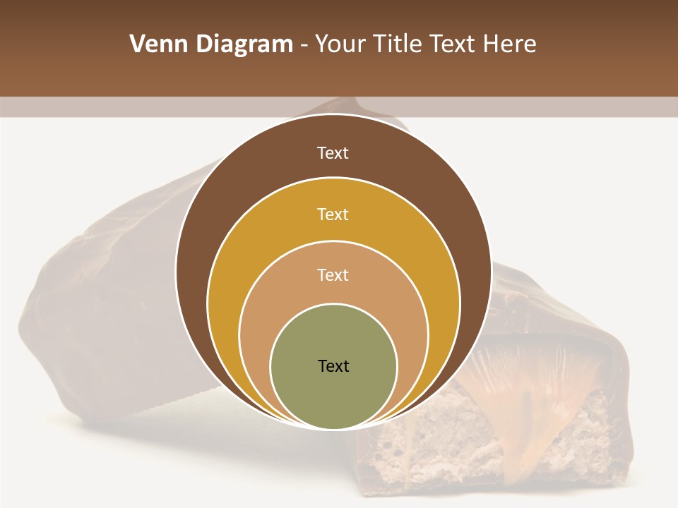 Caramel Treat Sliced PowerPoint Template