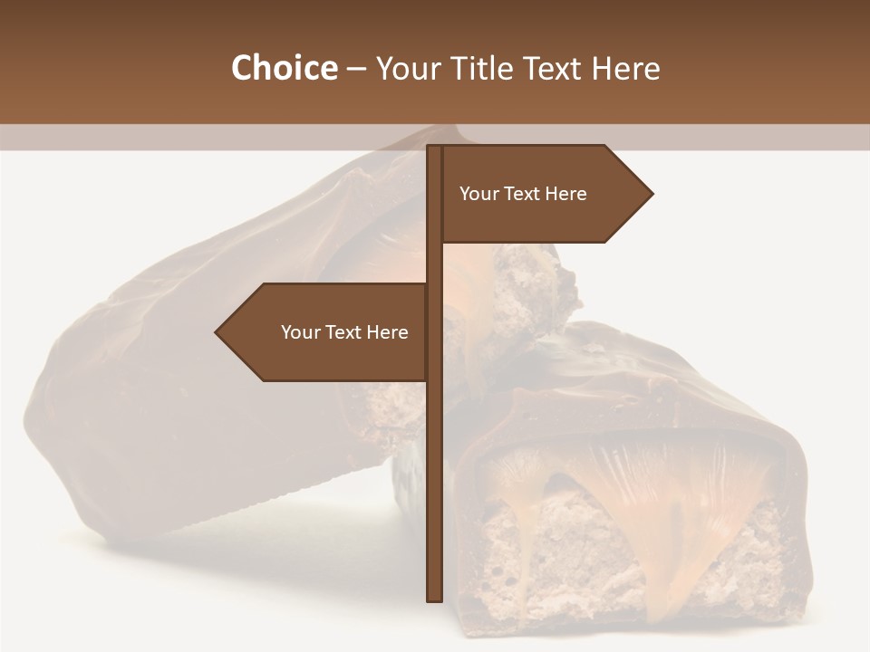 Caramel Treat Sliced PowerPoint Template
