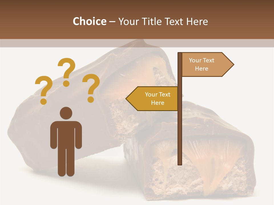 Caramel Treat Sliced PowerPoint Template