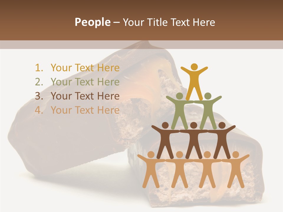Caramel Treat Sliced PowerPoint Template