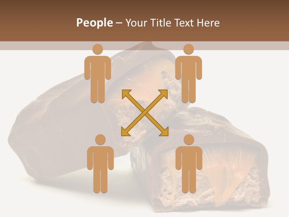 Caramel Treat Sliced PowerPoint Template