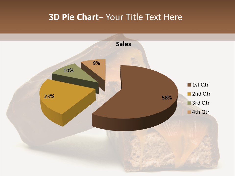 Caramel Treat Sliced PowerPoint Template