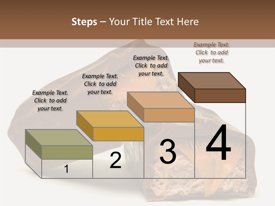 Caramel Treat Sliced PowerPoint Template