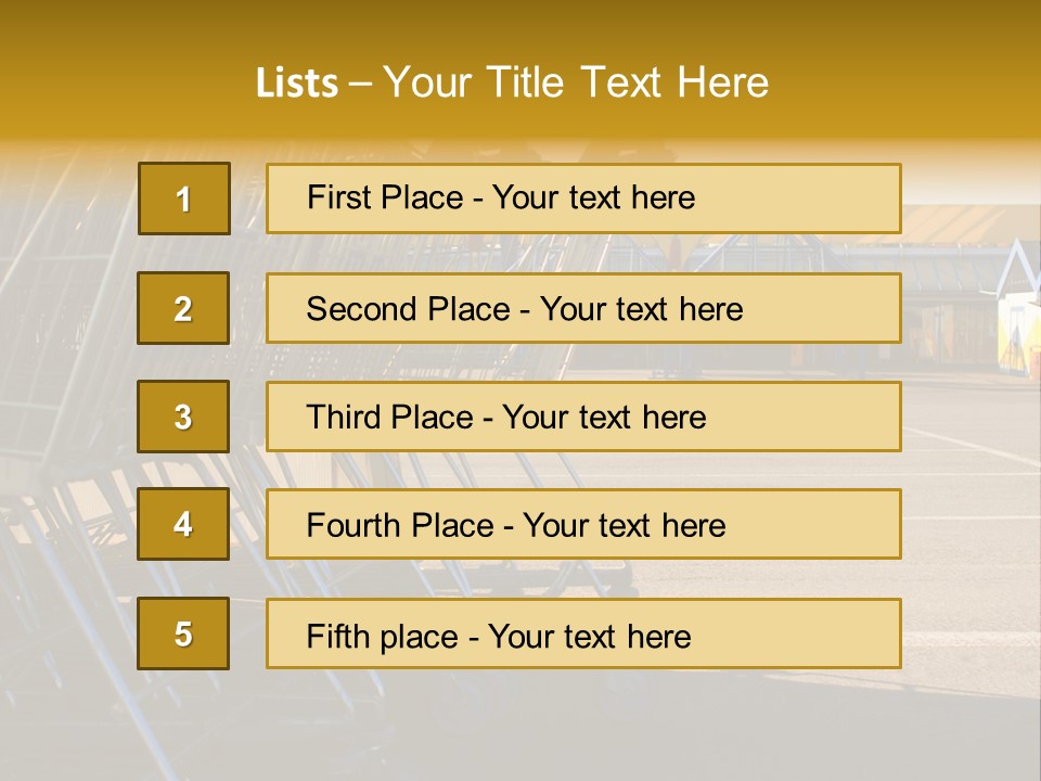 Selling Supermarket Shop PowerPoint Template