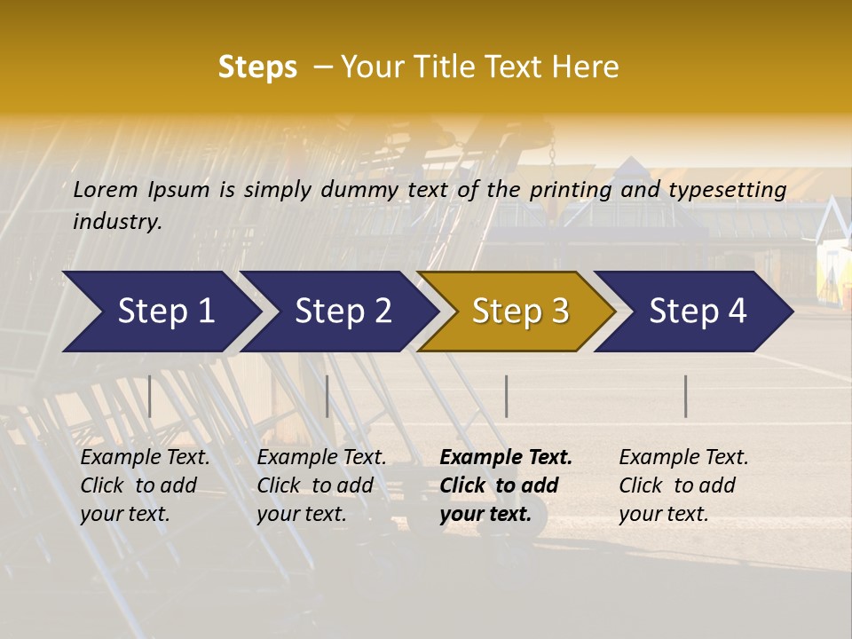 Selling Supermarket Shop PowerPoint Template