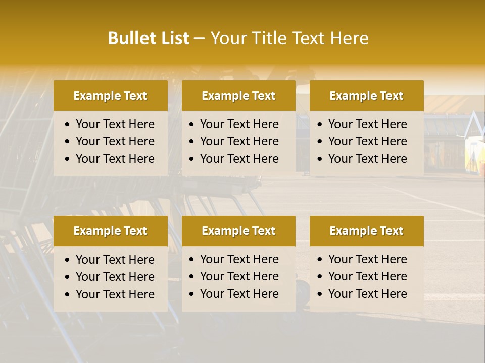 Selling Supermarket Shop PowerPoint Template