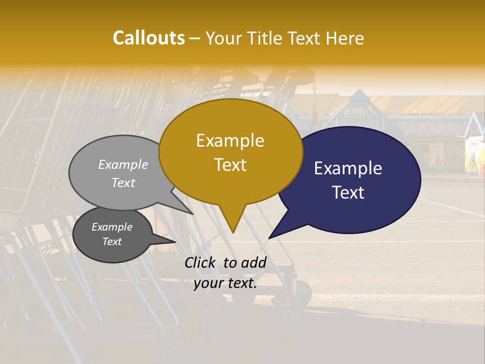 Selling Supermarket Shop PowerPoint Template