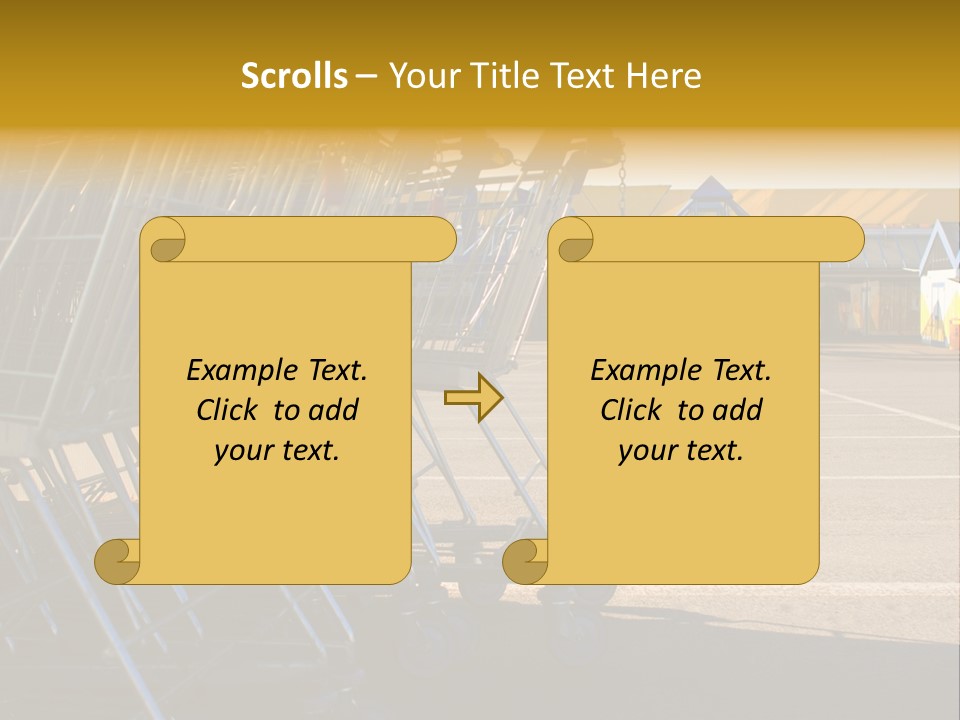 Selling Supermarket Shop PowerPoint Template