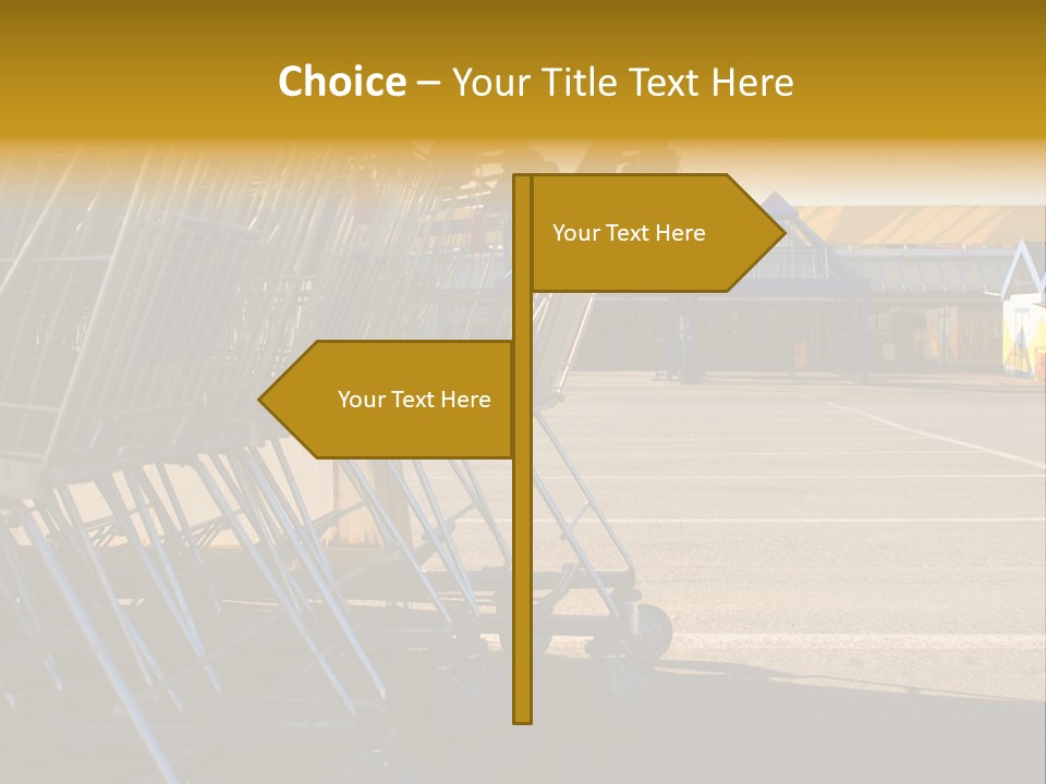 Selling Supermarket Shop PowerPoint Template