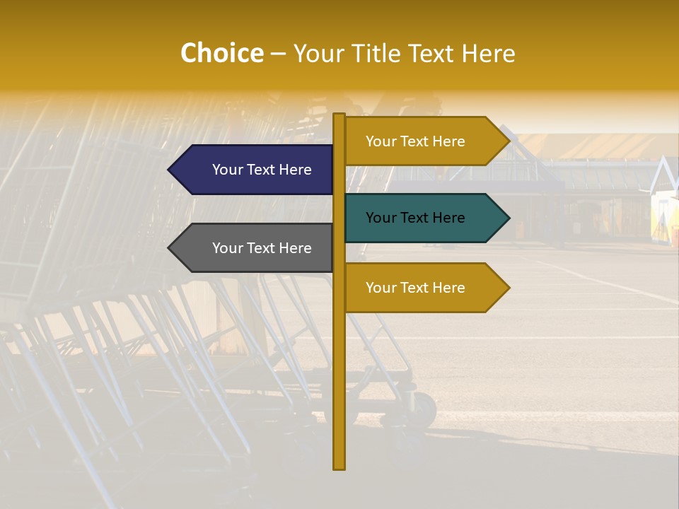 Selling Supermarket Shop PowerPoint Template