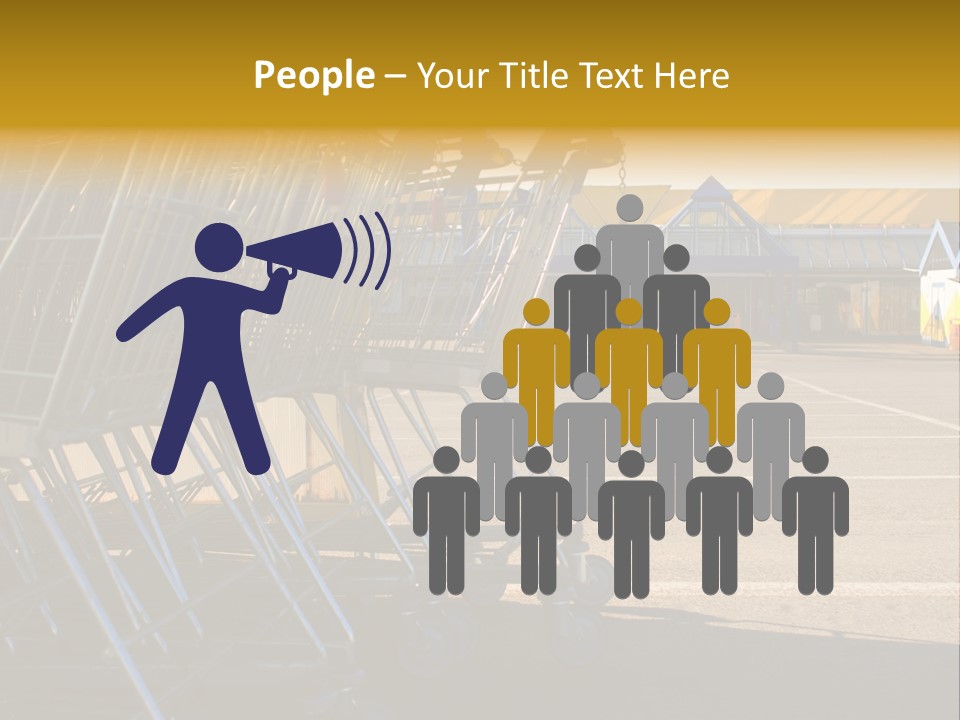 Selling Supermarket Shop PowerPoint Template