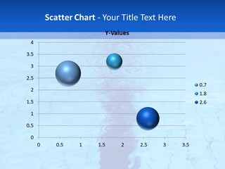 Swim Control Blue PowerPoint Template