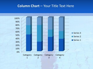 Swim Control Blue PowerPoint Template