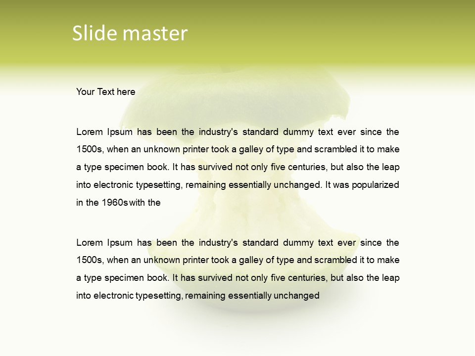 Core Healthcare Vitamin PowerPoint Template