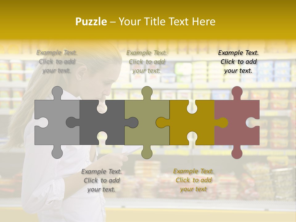 Lifestyle Shop Freshness PowerPoint Template