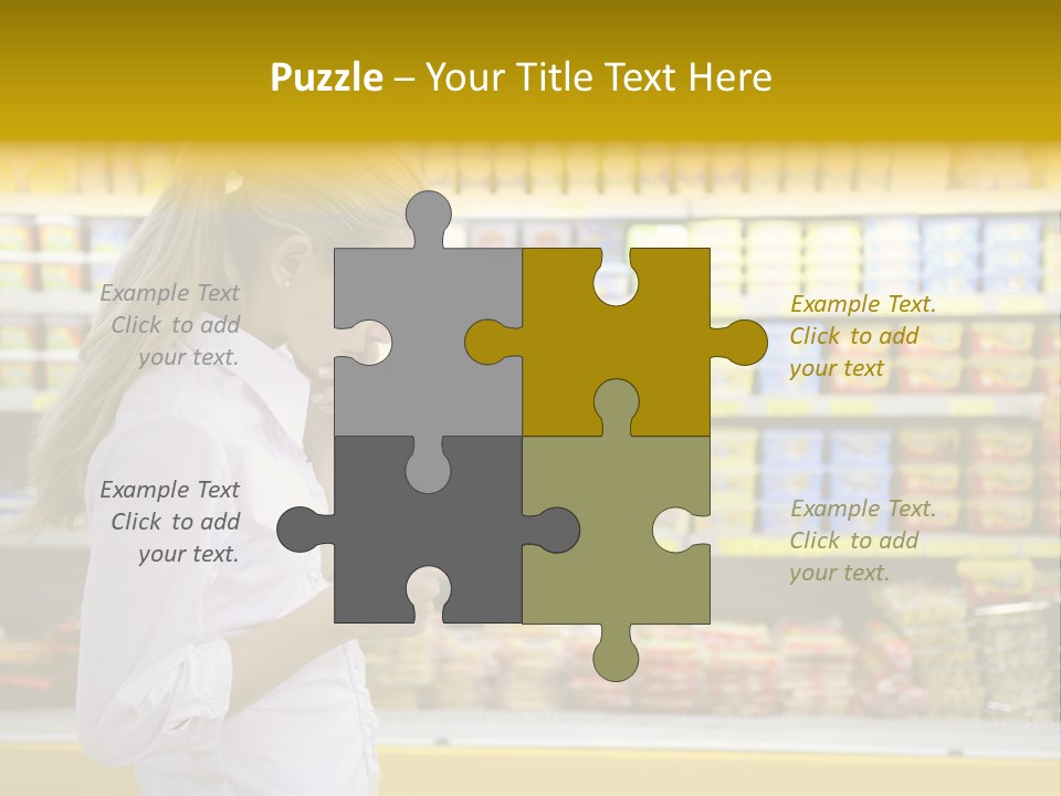 Lifestyle Shop Freshness PowerPoint Template