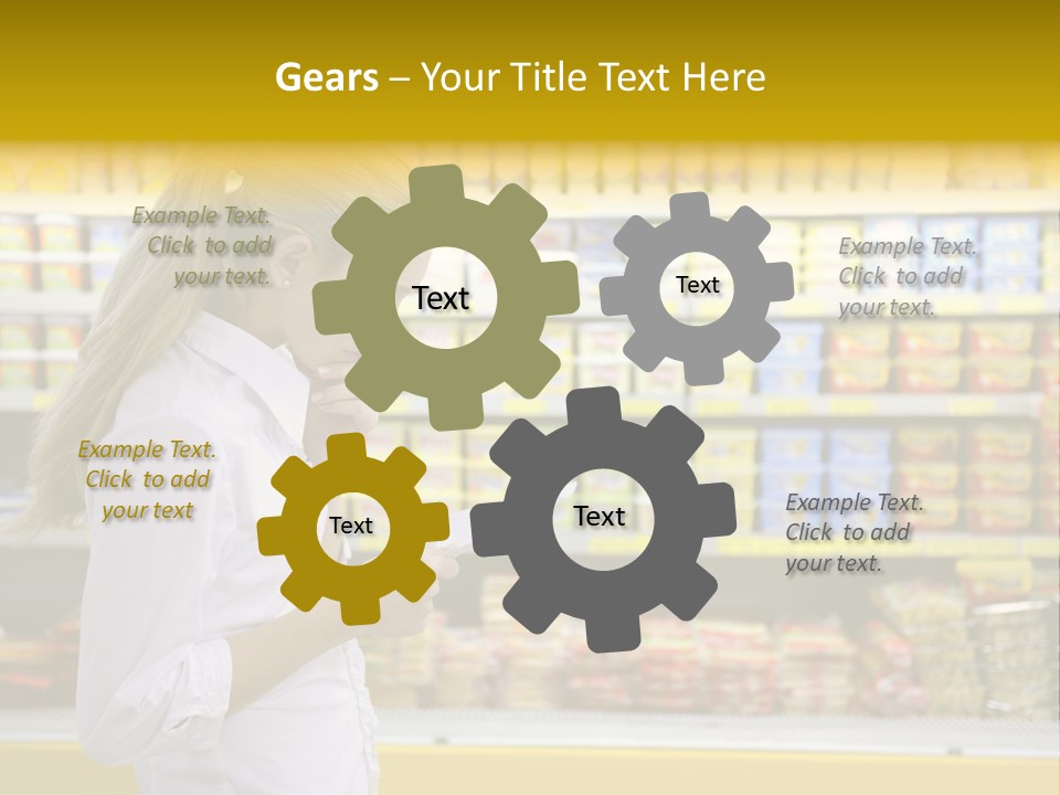 Lifestyle Shop Freshness PowerPoint Template