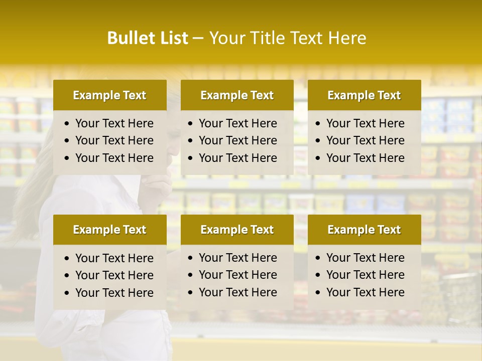 Lifestyle Shop Freshness PowerPoint Template