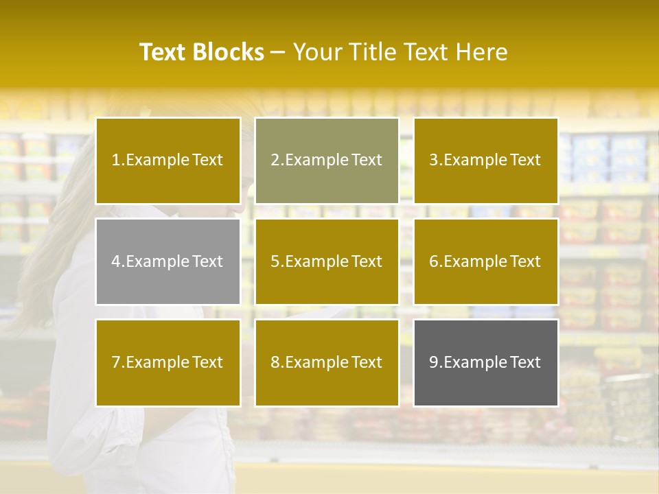 Lifestyle Shop Freshness PowerPoint Template