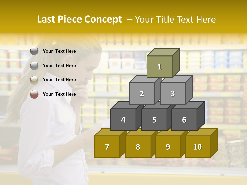 Lifestyle Shop Freshness PowerPoint Template