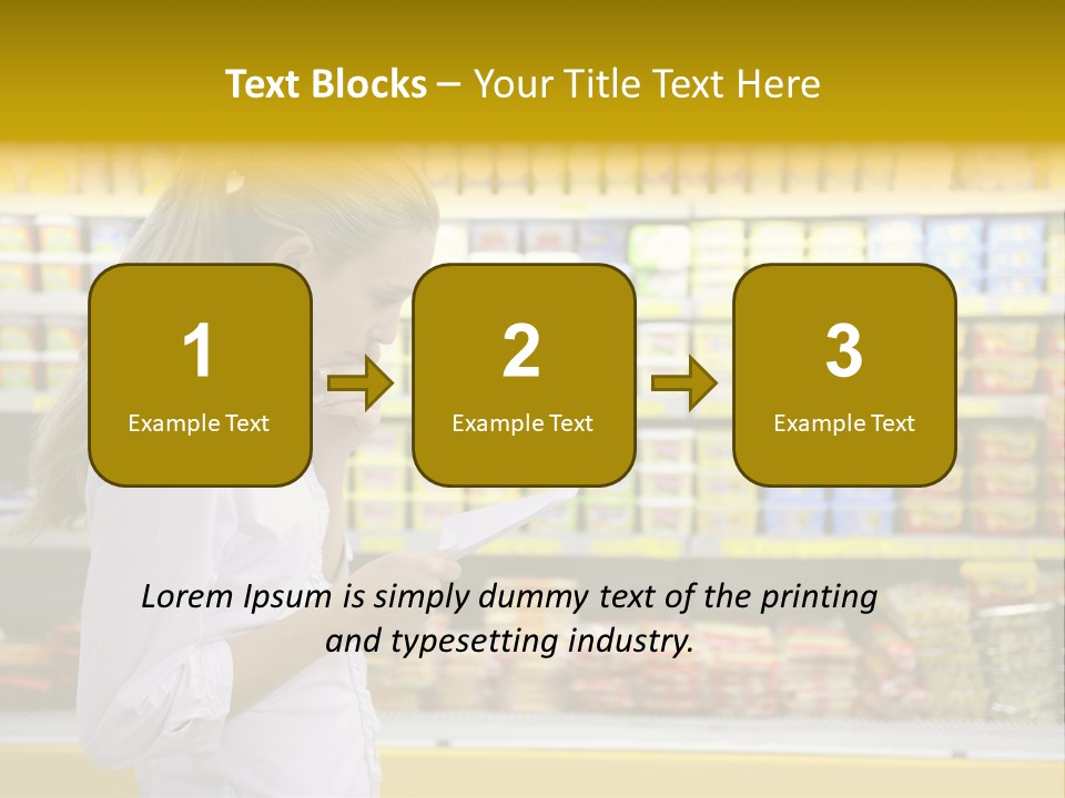 Lifestyle Shop Freshness PowerPoint Template