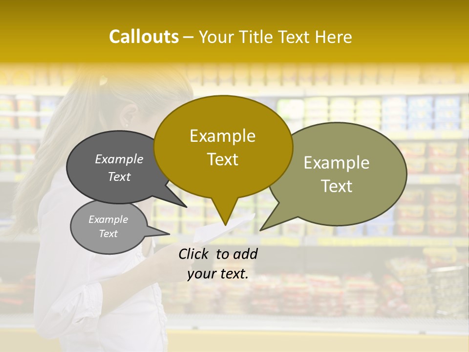 Lifestyle Shop Freshness PowerPoint Template