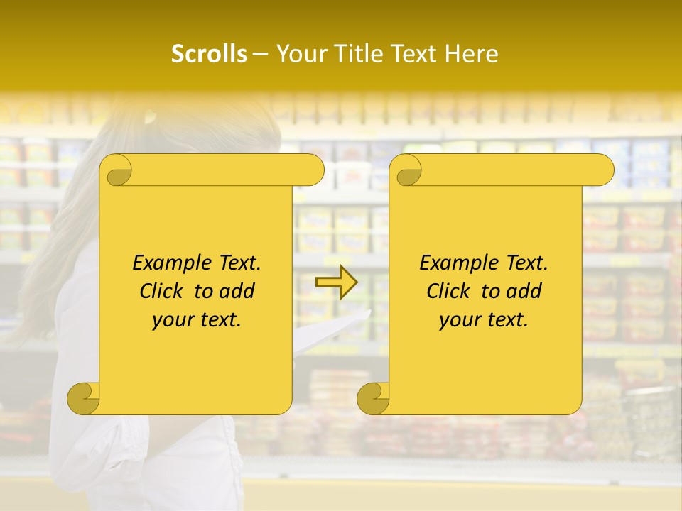 Lifestyle Shop Freshness PowerPoint Template
