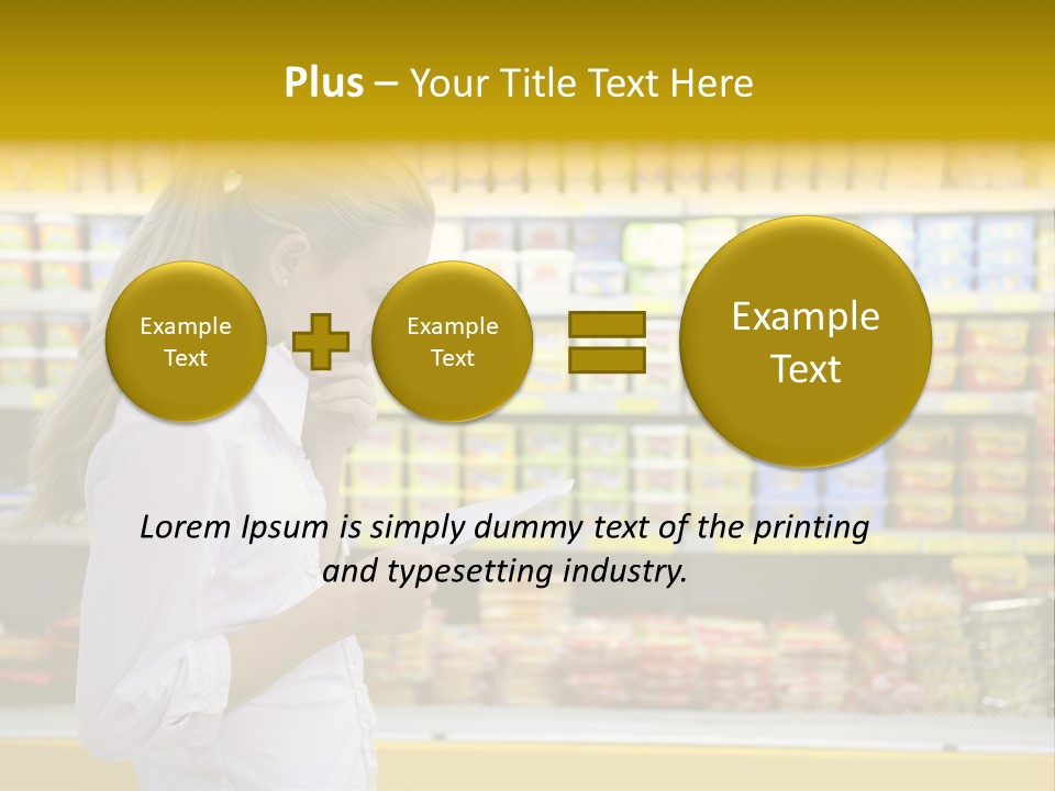 Lifestyle Shop Freshness PowerPoint Template