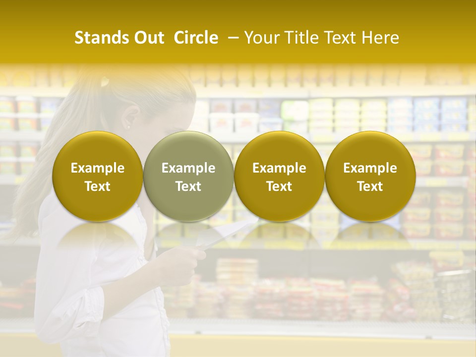 Lifestyle Shop Freshness PowerPoint Template