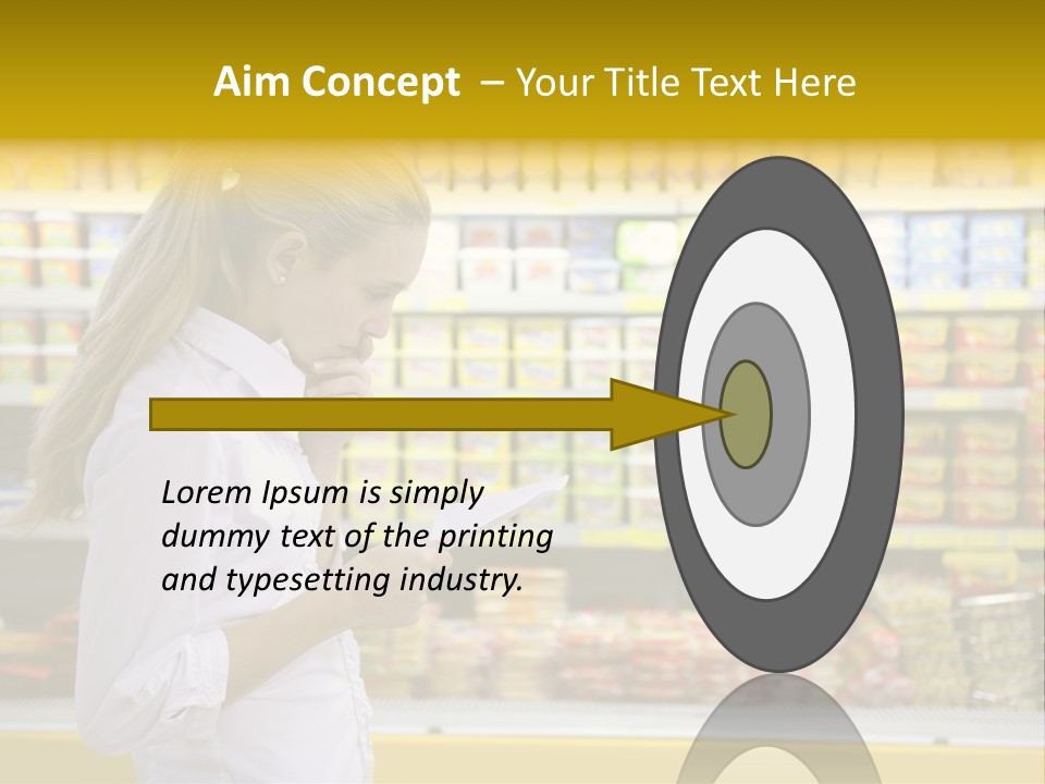 Lifestyle Shop Freshness PowerPoint Template