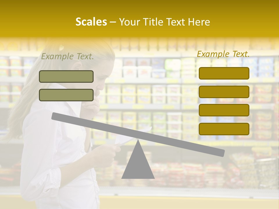 Lifestyle Shop Freshness PowerPoint Template