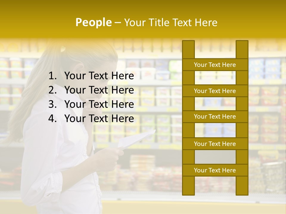 Lifestyle Shop Freshness PowerPoint Template