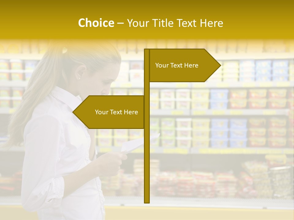 Lifestyle Shop Freshness PowerPoint Template