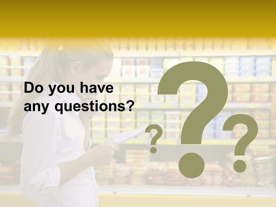 Lifestyle Shop Freshness PowerPoint Template