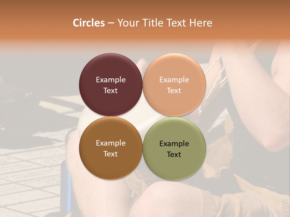 Wood Bang Object PowerPoint Template