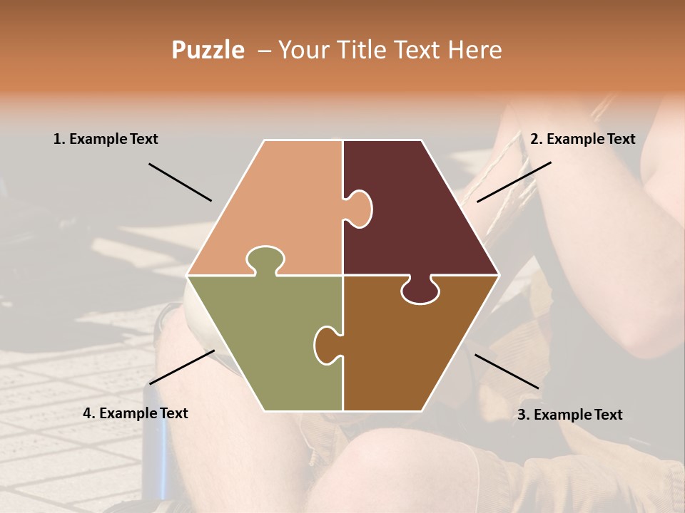 Wood Bang Object PowerPoint Template