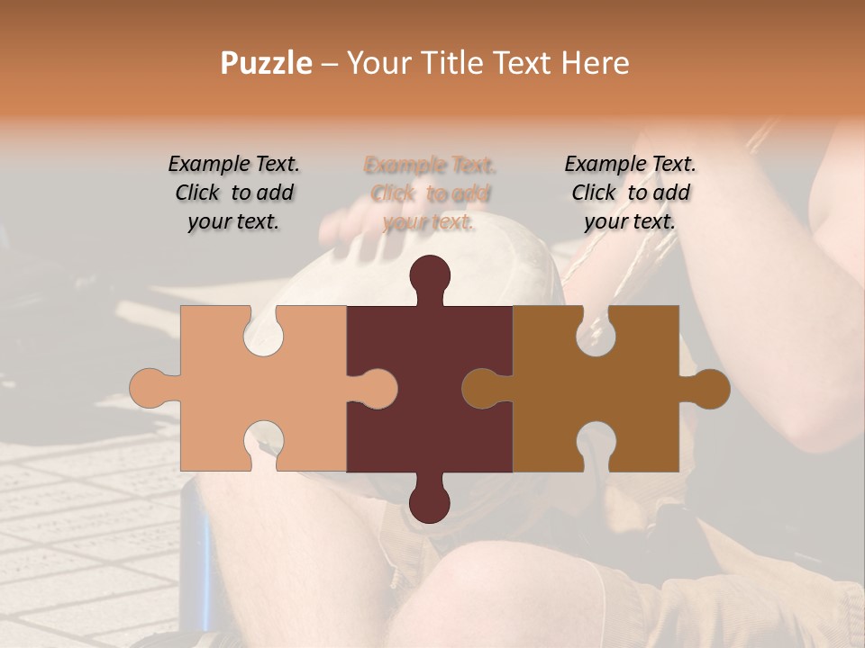 Wood Bang Object PowerPoint Template