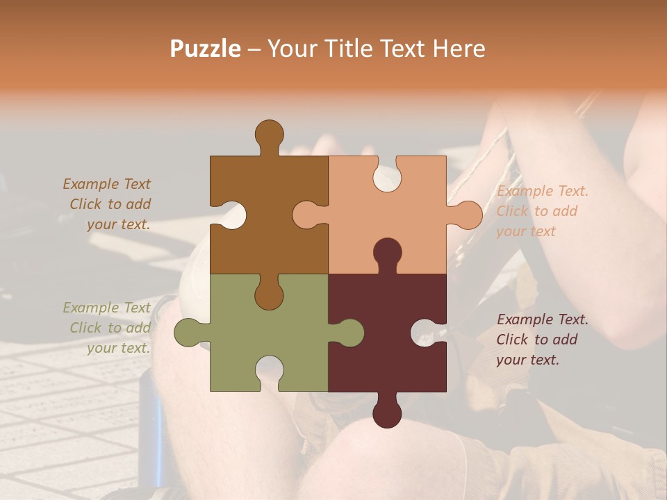 Wood Bang Object PowerPoint Template