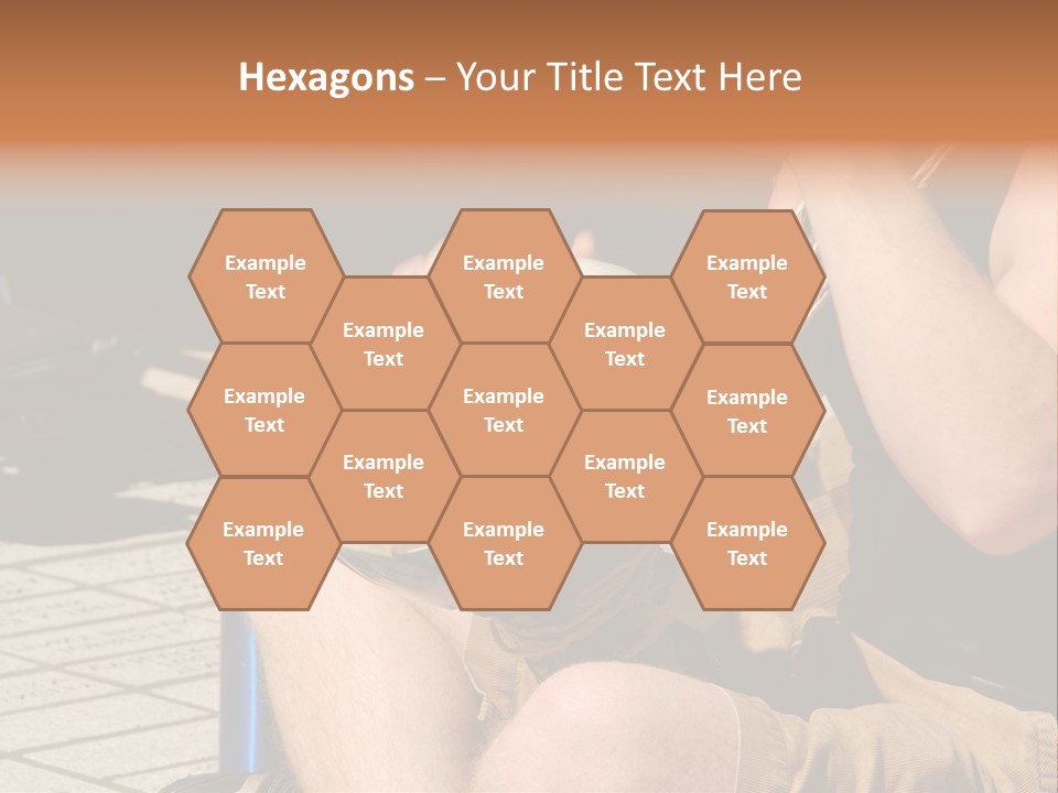 Wood Bang Object PowerPoint Template