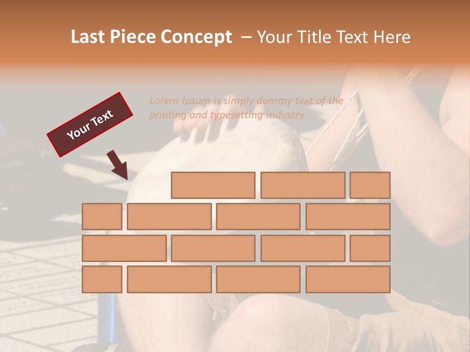 Wood Bang Object PowerPoint Template